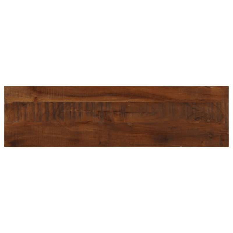 Blat stołu, 110x30x3,8 cm, prostokątny, lite drewno z odzysku