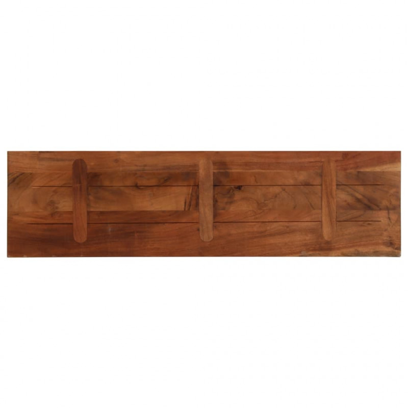 Blat stołu, 110x30x3,8 cm, prostokątny, lite drewno z odzysku