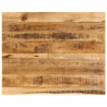 Blat stołu, 100x80x3,8 cm, naturalna krawędź, drewno mango
