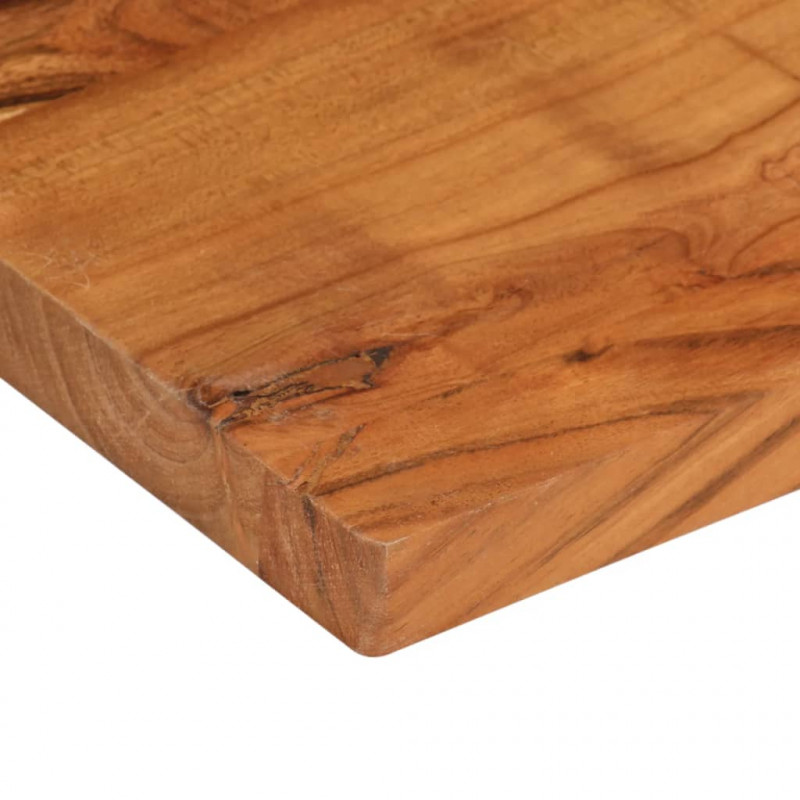 Blat stołu, 60x60x2,5 cm, kwadratowy, lite drewno akacjowe