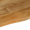 Blat stołu z naturalną krawędzią, 110x60x3,8 cm, drewno mango