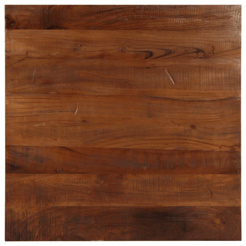 Blat stołu, 90x90x3,8 cm, kwadratowy, lite drewno z odzysku