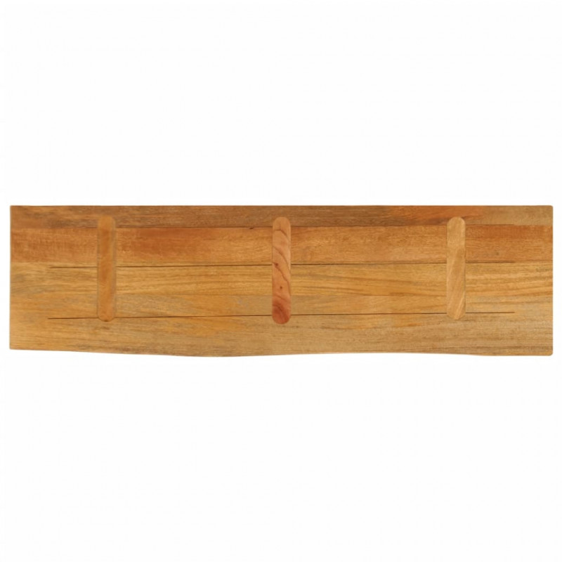 Blat stołu z naturalną krawędzią, 120x40x3,8 cm, drewno mango