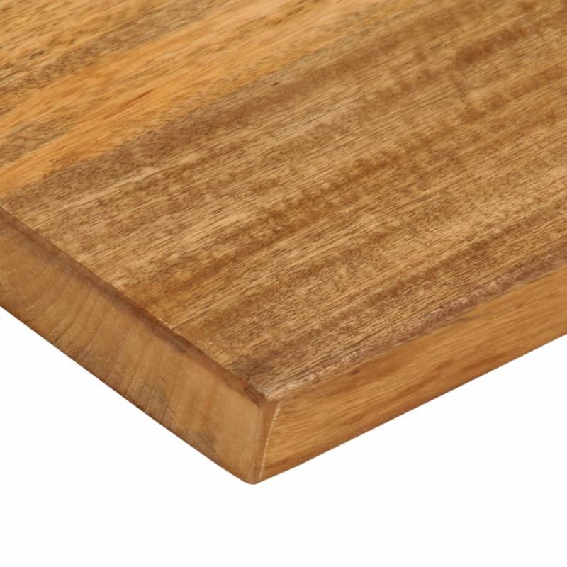 Blat stołu z naturalną krawędzią, 90x60x3,8 cm, drewno mango