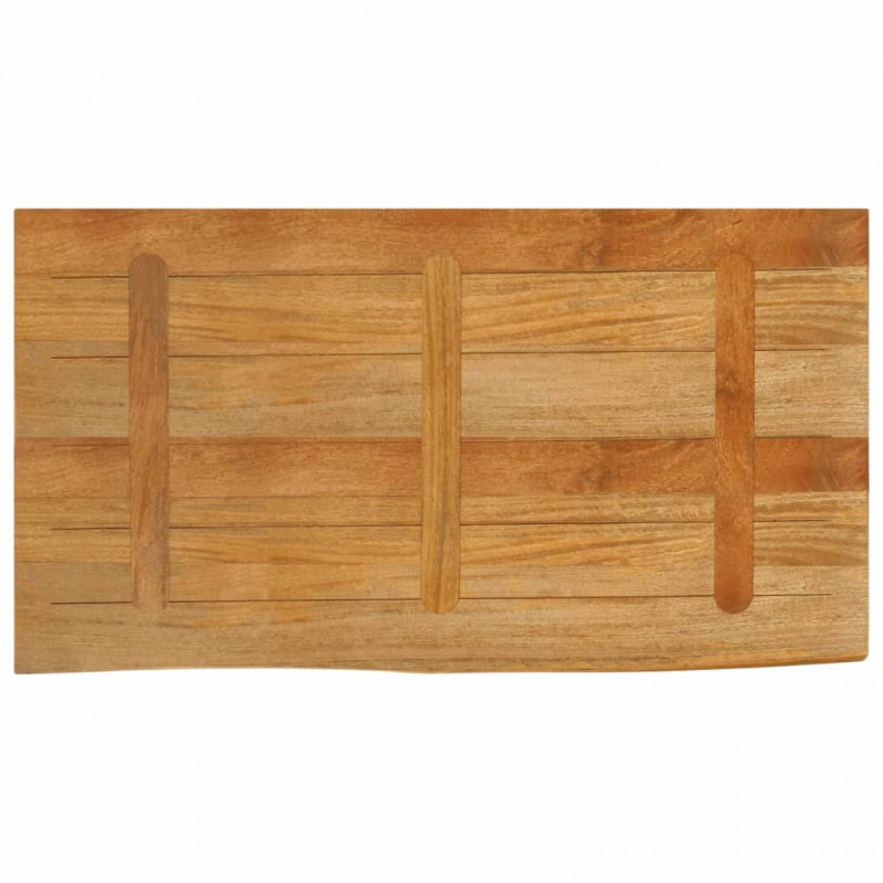 Blat stołu z naturalną krawędzią, 110x60x3,8 cm, drewno mango
