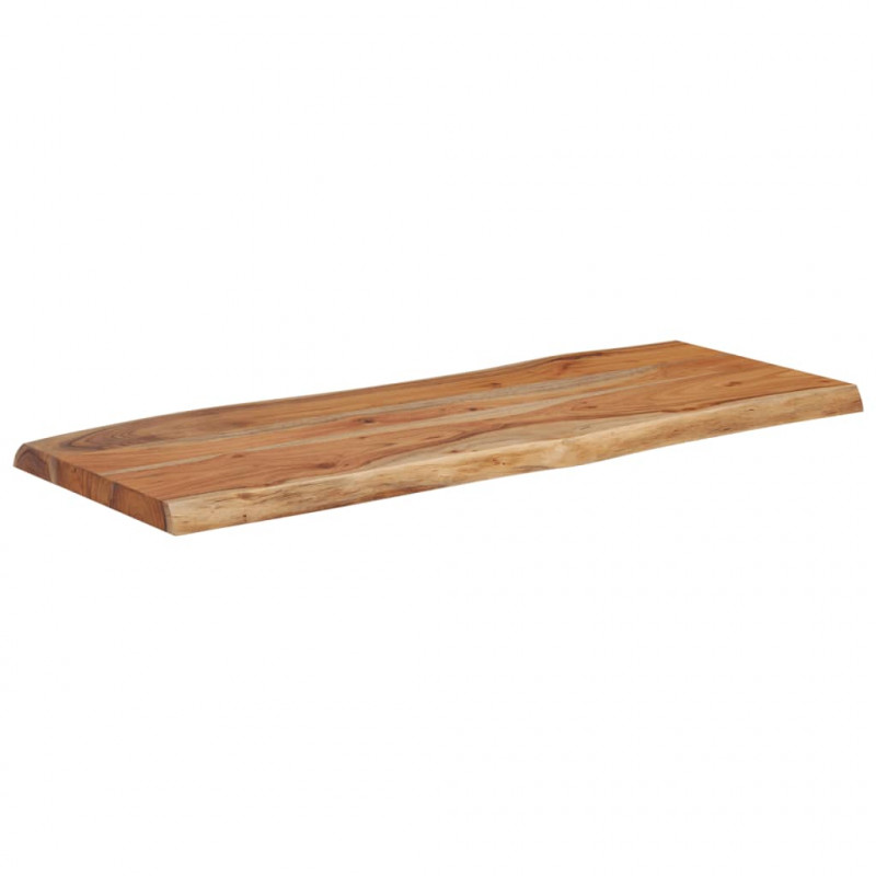 Blat do stołu, 90x40x2,5 cm, drewno akacjowe, naturalna krawędź