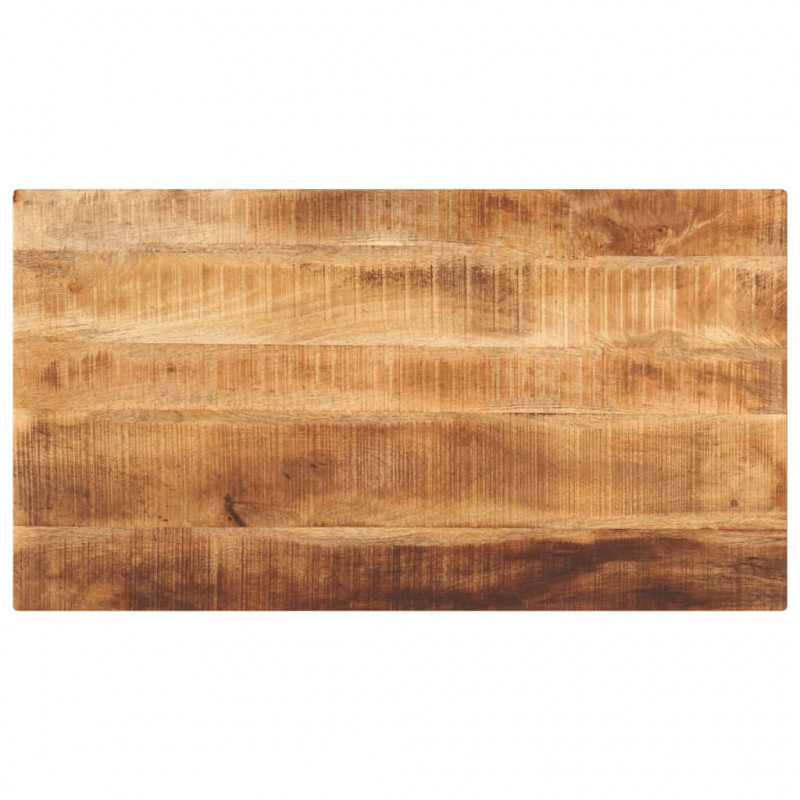 Blat do stołu, 110x50x3,8 cm, prostokątny, surowe drewno mango