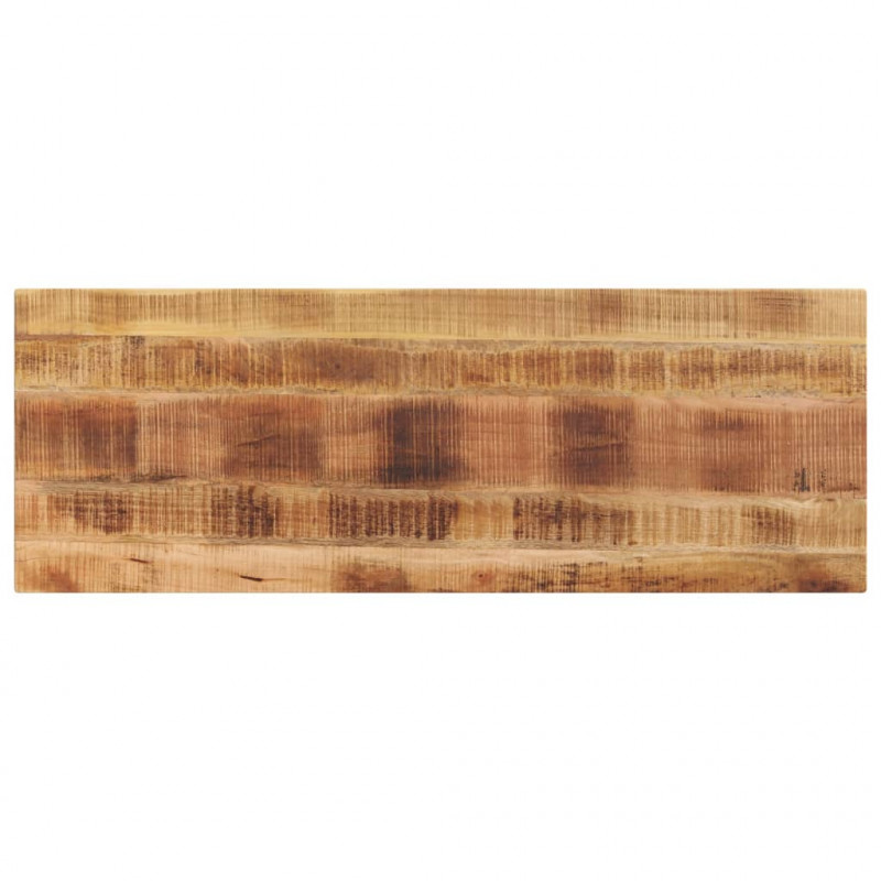 Blat do stołu, 160x50x3,8 cm, prostokątny, surowe drewno mango