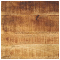 Blat do stolika, 60x60x3,8 cm, kwadratowy, surowe drewno mango