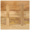 Blat do stolika, 60x60x3,8 cm, kwadratowy, surowe drewno mango
