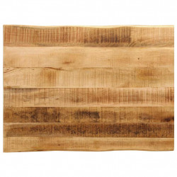 Blat stołu z naturalną krawędzią, 70x60x3,8 cm, drewno mango