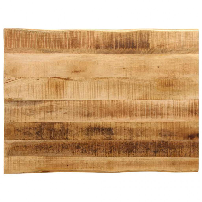Blat stołu z naturalną krawędzią, 70x60x3,8 cm, drewno mango