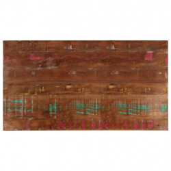 Blat stołu, 110x60x2,5 cm, prostokątny, lite drewno z odzysku