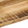 Blat stołu z naturalną krawędzią, 70x60x3,8 cm, drewno mango
