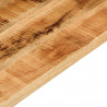 Blat do stolika, 70x70x3,8 cm, kwadratowy, surowe drewno mango