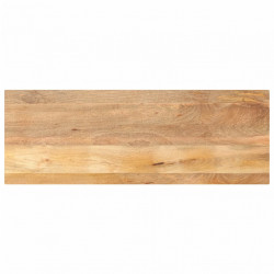 Blat stołu, 140x60x3,8 cm, prostokątny, lite drewno mango