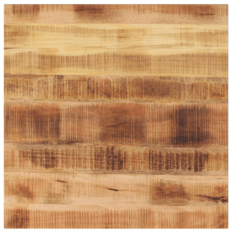 Blat do stolika, 90x90x3,8 cm, kwadratowy, surowe drewno mango