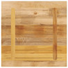 Blat do stolika, 90x90x3,8 cm, kwadratowy, surowe drewno mango