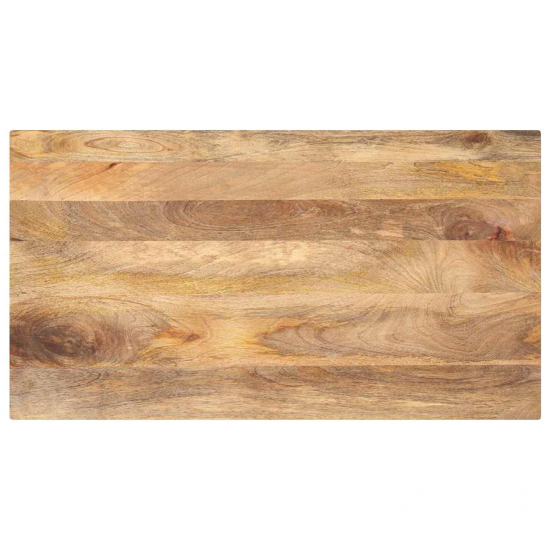 Blat stołu, 120x70x2,5 cm, prostokątny, lite drewno mango