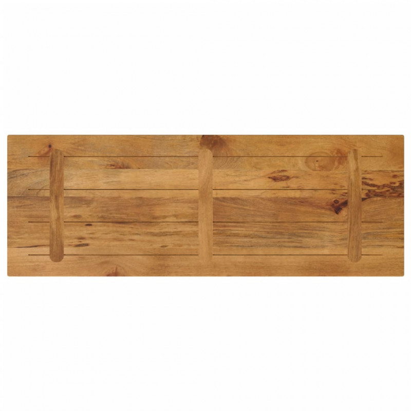 Blat stołu, 140x50x3,8 cm, prostokątny, lite drewno mango