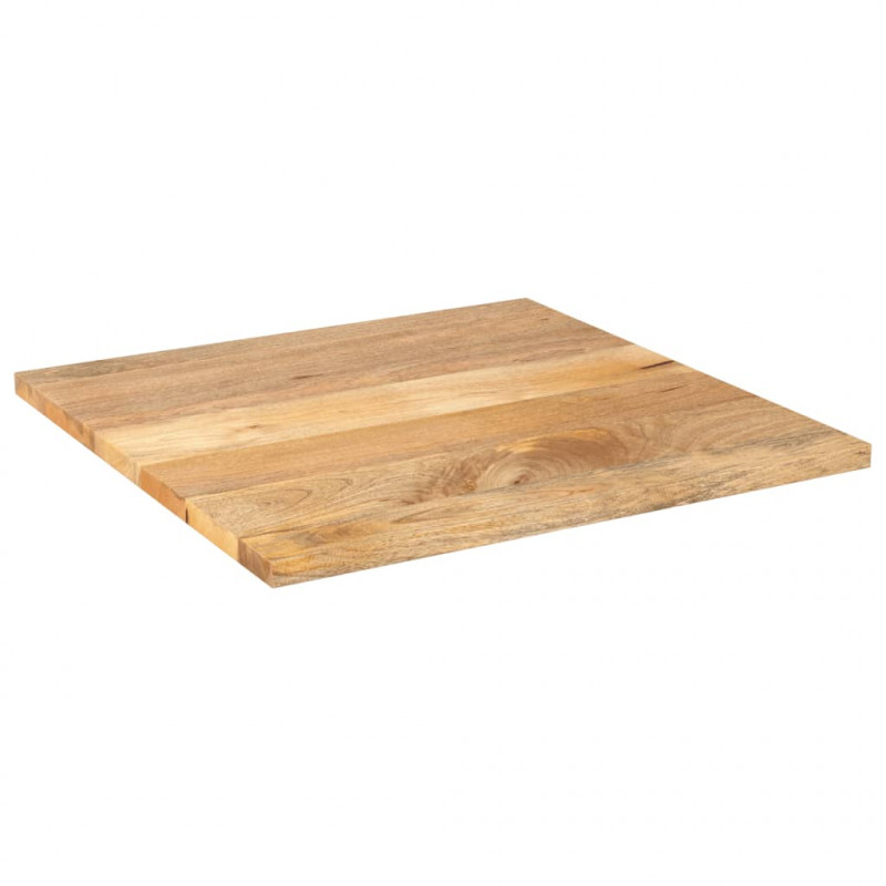 Blat stołu, 90x90x2,5 cm, kwadratowy, lite drewno mango
