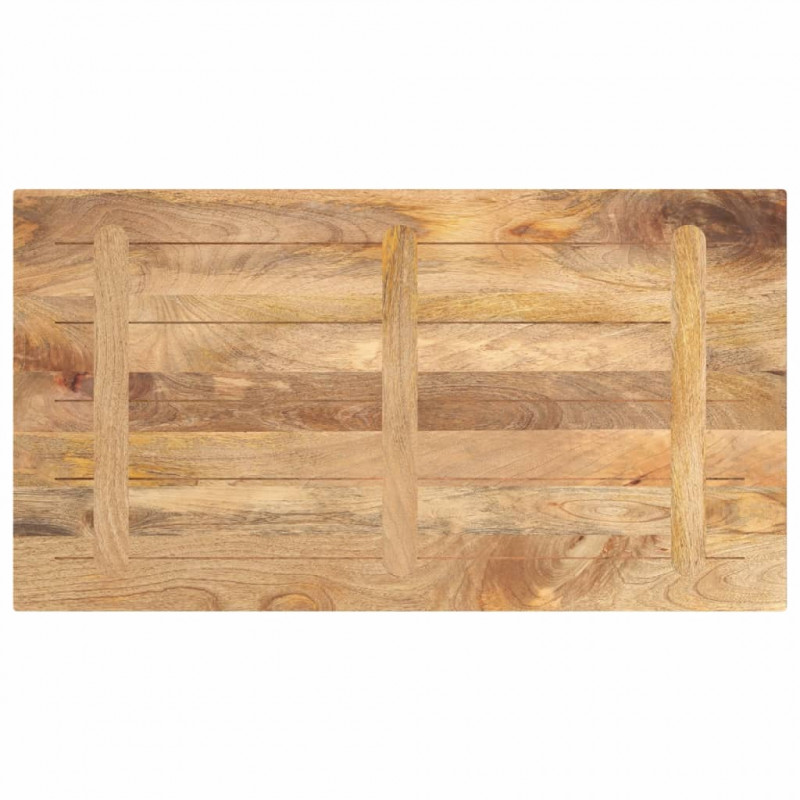 Blat stołu, 120x50x3,8 cm, prostokątny, lite drewno mango