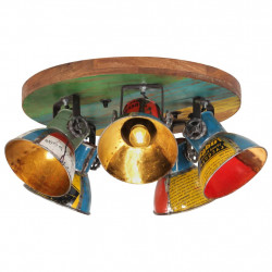 Lampa sufitowa 25 W, wielokolorowa, 50x50x25 cm, E27
