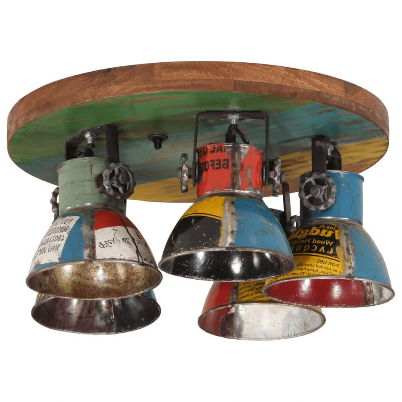 Lampa sufitowa 25 W, wielokolorowa, 50x50x25 cm, E27