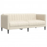 Sofa dwuosobowa, obita lnem