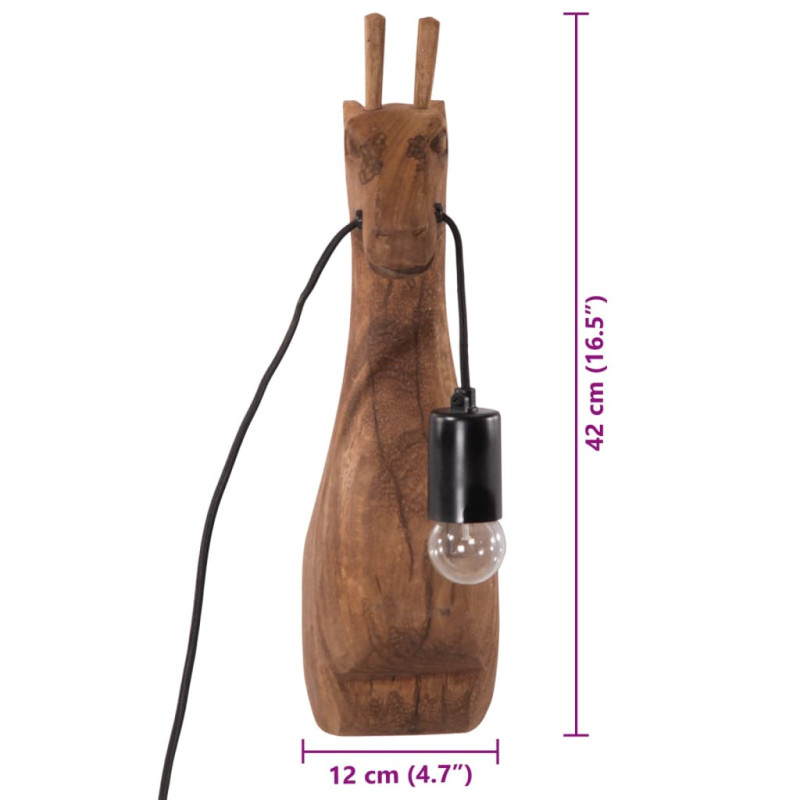 Lampa ścienna w kształcie zwierzęcia, 25 W, 12x12x42 cm, E27