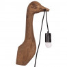 Lampa ścienna w kształcie zwierzęcia, 25 W, 12x12x42 cm, E27