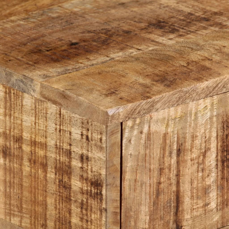 Ścienna szafka nocna, 40x30x13,5 cm, lite drewno mango