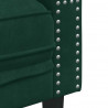 Fotel Chesterfield, ciemnozielony, tapicerowany aksamitem