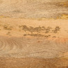 Biurko z szufladami, 105x55x70 cm, lite drewno mango i żelazo