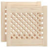 Drzwiczki do szafki, z kratką, 2 szt., 39,5x39,5 cm, sosnowe