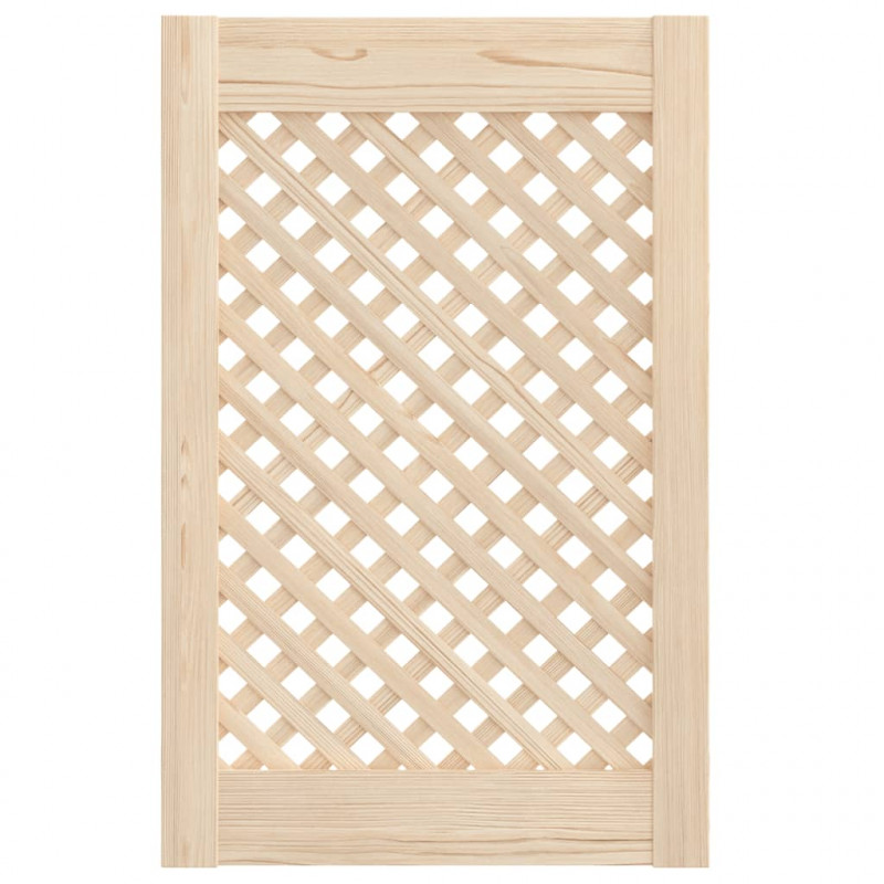 Drzwiczki do szafki, z kratką, 2 szt., 39,5x61,5 cm, sosnowe