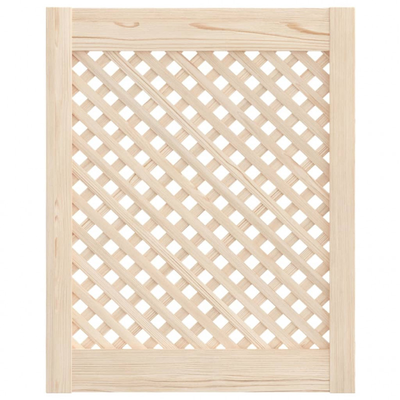 Drzwiczki do szafki, z kratką, 2 szt., 49,5x61,5 cm, sosnowe