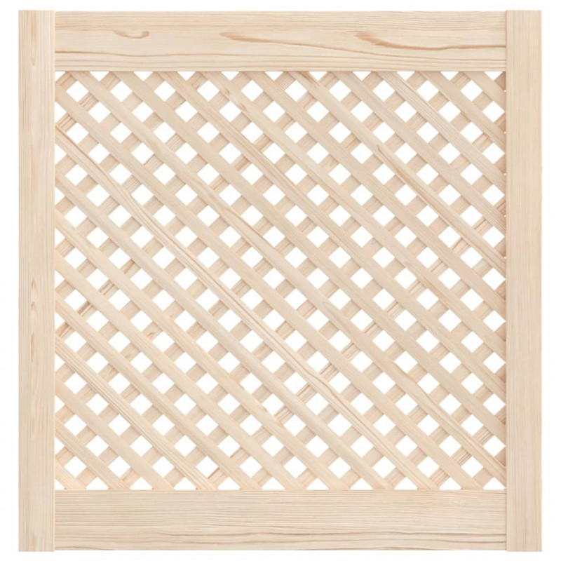 Drzwiczki do szafki, z kratką, 2 szt., 59,5x61,5 cm, sosnowe