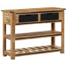 Stolik konsolowy, 100x35x75 cm, lite drewno mango