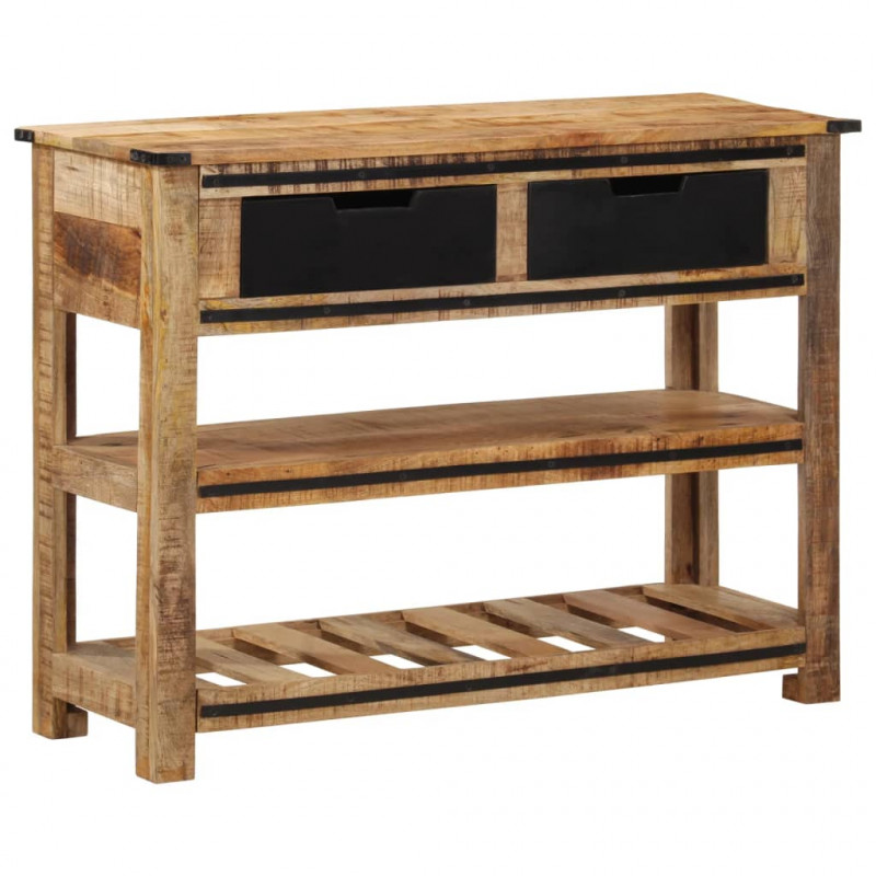 Stolik konsolowy, 100x35x75 cm, lite drewno mango