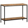 Stolik konsolowy, 100x35x70 cm, surowe lite drewno mango