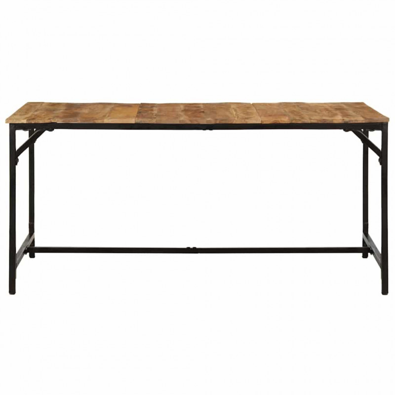 Stół jadalny 160x80x75 cm Drewno lite surowe mango