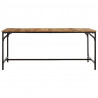 Stół jadalny 180x90x75 cm Drewno lite surowe mango
