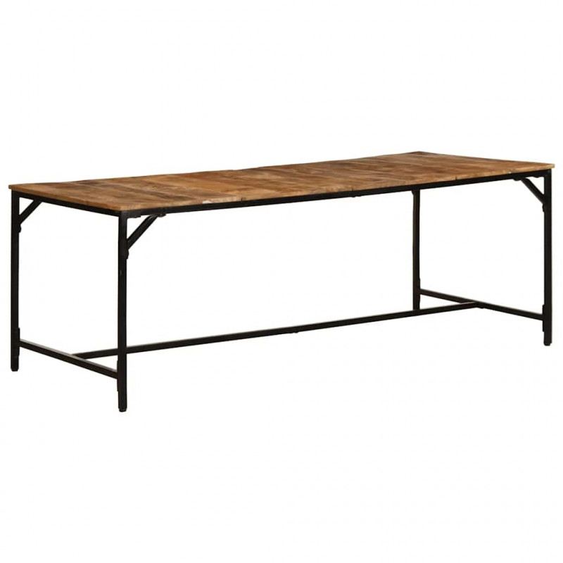 Stół jadalny 200x100x75 cm Drewno lite surowe mango