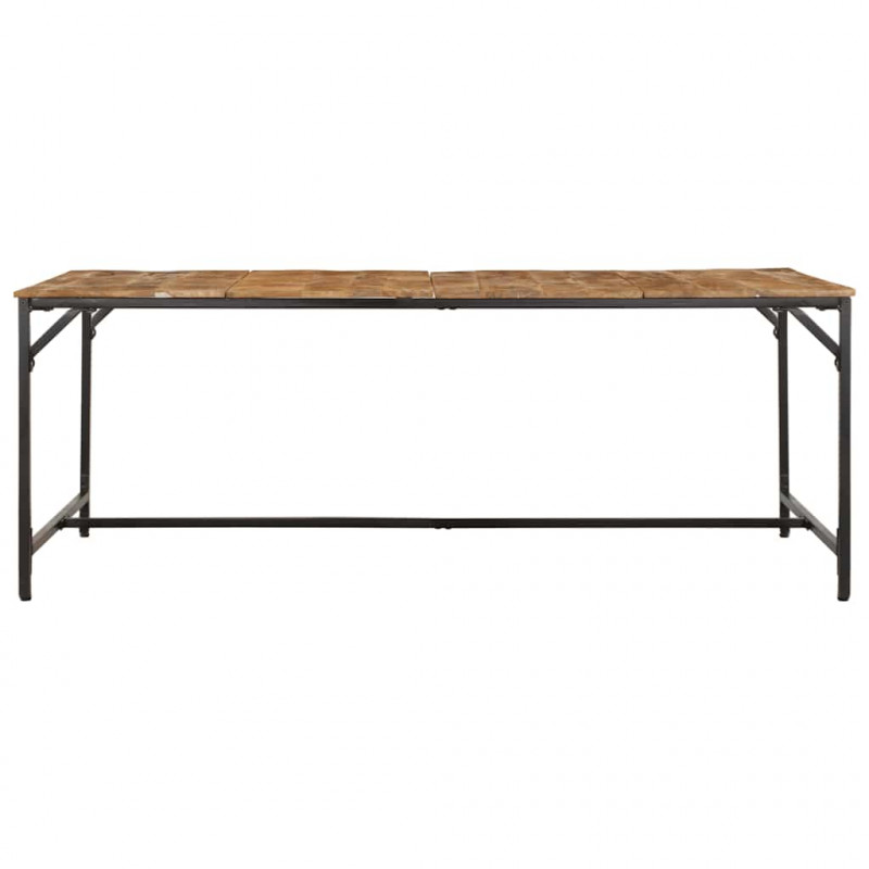 Stół jadalny 200x100x75 cm Drewno lite surowe mango