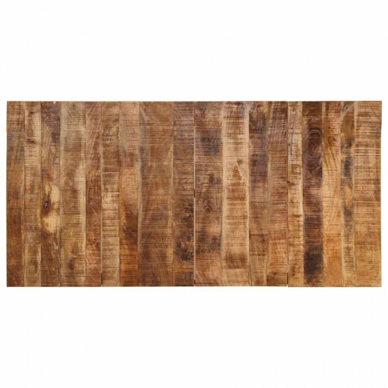 Stół jadalny 200x100x75 cm Drewno lite surowe mango