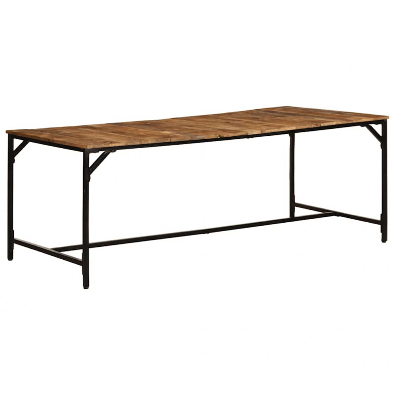 Stół jadalny 200x100x75 cm Drewno lite surowe mango