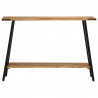 Stolik konsolowy, 110x30x75 cm, lite drewno mango