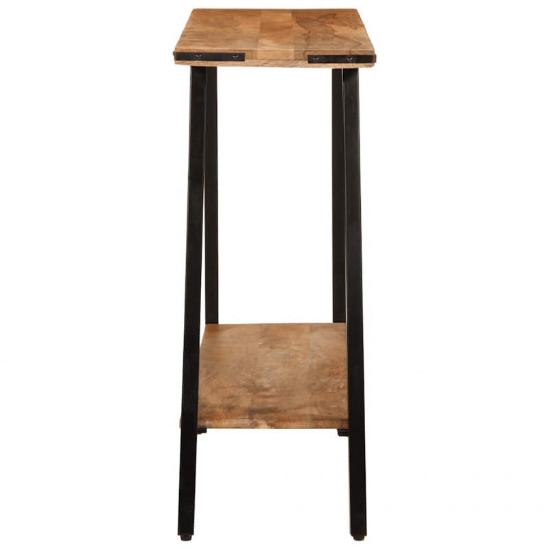 Stolik konsolowy, 110x30x75 cm, lite drewno mango