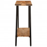 Stolik konsolowy, 110x30x75 cm, lite drewno mango